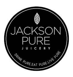 JACKSON PURE JUICERY DRINK PURE.EAT PURE.LIVE PURE logo