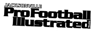 JACKSONVILLE PROFOOTBALL ILLUSTRATED WEEKLY logo