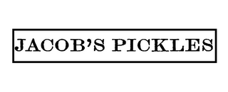 JACOB'S PICKLES logo