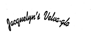 JACQUELYN'S VELVA-GLO logo