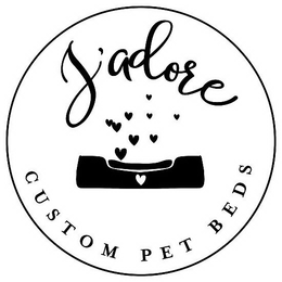 J'ADORE CUSTOM PET BEDS logo