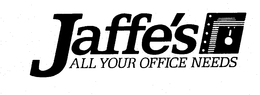 JAFFE'S ALL YOUR OFFICE NEEDS logo