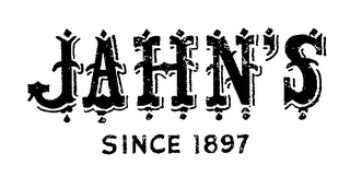 JAHN'S SINCE 1897 logo