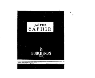 JAIPUR SAPHIR B BOUCHERON PARIS logo