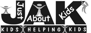 JAK JUST ABOUT KIDS KIDS HELPING KIDS logo