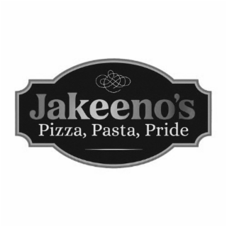 JAKEENO'S PIZZA, PASTA, PRIDE logo