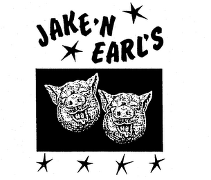 JAKE'N EARL'S logo