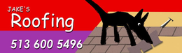 JAKE'S ROOFING 513 600 5496 logo