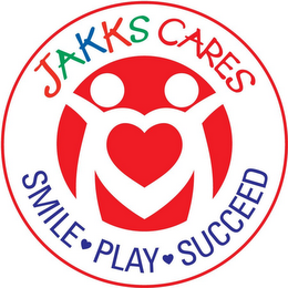JAKKS CARES SMILE PLAY SUCCEED logo