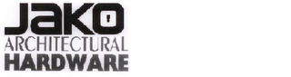 JAKO ARCHITECTURAL HARDWARE logo