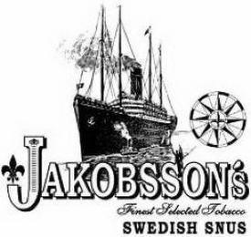 JAKOBSSON'S FINEST SELECTED TOBACCO SWEDISH SNUS logo