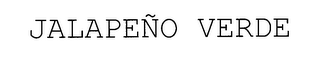 JALAPEÑO VERDE logo