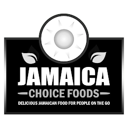 JAMAICA CHOICE FOOD DELICIOUS JAMAICAN FOOD FOR PEOPLE ON THE GO logo