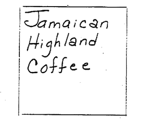 JAMAICAN HIGHLAND COFFEE logo