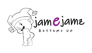 JAMEJAMZ BOTTOMS UP logo