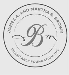 JAMES A. AND MARTHA R. BROWN FOUNDATION, INC. JBM logo
