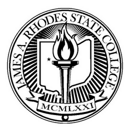 JAMES A. RHODES STATE COLLEGE MCMLXXI logo