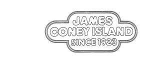 JAMES CONEY ISLAND SINCE 1923 logo