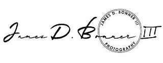 JAMES D. BONNER III PHOTOGRAPHY logo
