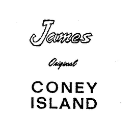 JAMES ORIGINAL CONEY ISLAND logo