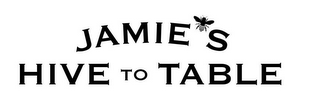 JAMIE'S HIVE TO TABLE logo