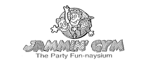 JAMMIN' GYM THE PARTY FUN-NAYSIUM logo