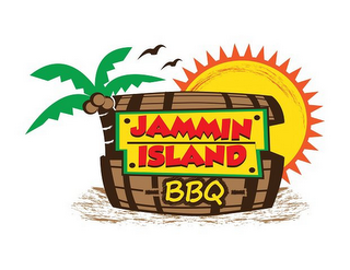 JAMMIN' ISLAND BBQ logo