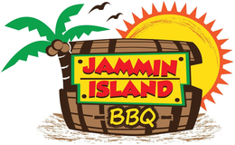·JAMMIN· ISLAND·BBQ logo