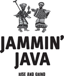 JAMMIN' JAVA RISE AND GRIND logo