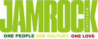 JAMROCK MAGAZINE ONE PEOPLE ONE CULTURE ONE LOVE logo