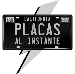 JAN CALIFORNIA CALIFORNIA 1982 E0612549 PLACAS AL INSTANTE logo