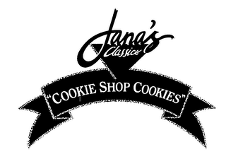 JANA'S CLASSICS "COOKIE SHOP COOKIES" logo