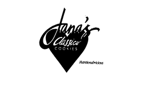 JANA'S CLASSICS COOKIES NUTRITIONALICIOUS logo