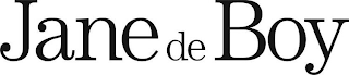 JANE DE BOY logo