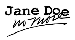 JANE DOE NO MORE logo