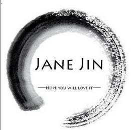 JANE JIN HOPE YOU WILL LOVE IT logo