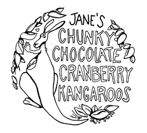 JANE'S CHUNKY CHOCOLATE CRANBERRY KANGAROOS logo