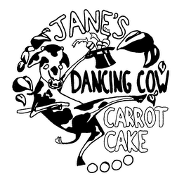 JANE'S DANCING COW CARROT CAKE logo