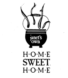 JANET'S OWN HOME SWEET HOME logo