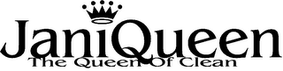 JANI QUEEN - THE QUEEN OF CLEAN logo