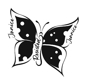 JANICE RESISTED JEANICE logo