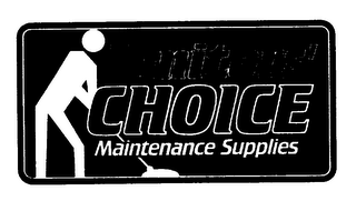 JANITORS' CHOICE MAINTENANCE SUPPLIES logo