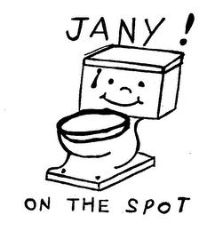 JANY! ON THE SPOT logo