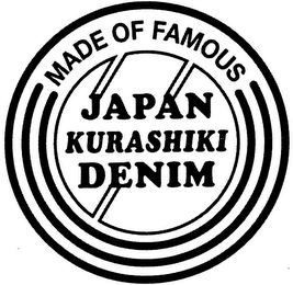 JAPAN KURASHIKI DENIM MADE OF FAMOUS logo