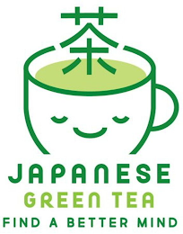 JAPANESE GREEN TEA FIND A BETTER MIND logo