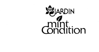 JARDIN MINT CONDITION logo