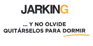 JARKING ...Y NO OLVIDE QUITÁRSELOS PARADORMIR logo