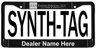 JAS ENTITIES SOLUTIONS LLC SYNTH-TAG DEALER NAME HERE logo