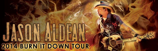 JASON ALDEAN 2014 BURN IT DOWN TOUR logo