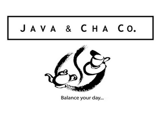 JAVA & CHA CO. BALANCE YOUR DAY... logo